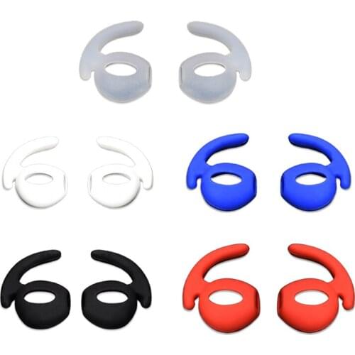 1 Pair Earhooks For Airpods 1 2 Earphone Accessories Soft Silicone Earphone Holder Anti Fall Anti Slip Earphone Hooks