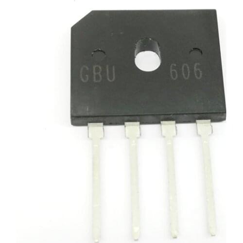 1pcs/lot GBU606 DIP GBU-606 6A 600V GBU 606 Rectifier Bridge New
