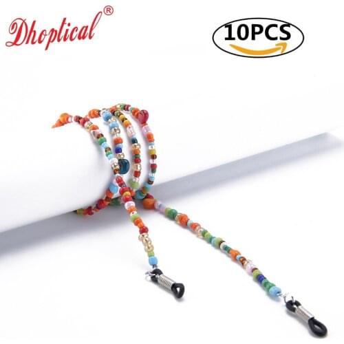 10pcs eyeglasses chain ,fashion sunglasses reading holder avoid glasses slip wholesale by dhoptical