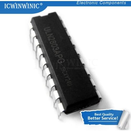 10piece ULN2803APG ULN2803 ULN2803A ULN2803AP DIP-18 Darlington Transistors INTERFACE DRIVER WITH TTL new original In Stock
