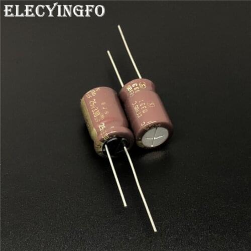 20PCS/100PCS ELNA Brown Robe Gold RJH Series 330uF 25V 25V330UF Electrolytic Capacitor