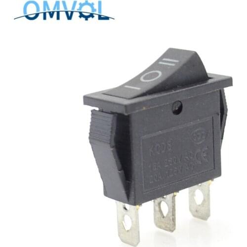 5PCS 3-Position Panel Mount Boat Rocker Switch ON-OFF-ON KCD3