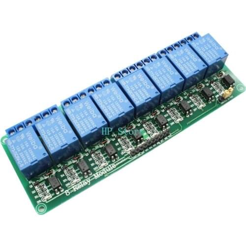 8 way Relay Module 5V 24V 8 Channel Relay Module Board for Arduino PIC AVR MCU DSP ARM Electronic 8-Channel Relay Module
