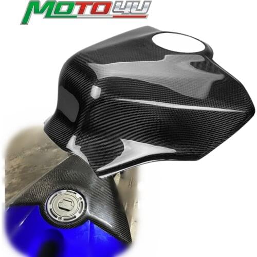For Yamaha YZF R1 2015 2016 2017 2018 Carbon Fiber Full Tank Cover Gloss Fairing 100% Twill Weave Motorcycle Accessories R12015