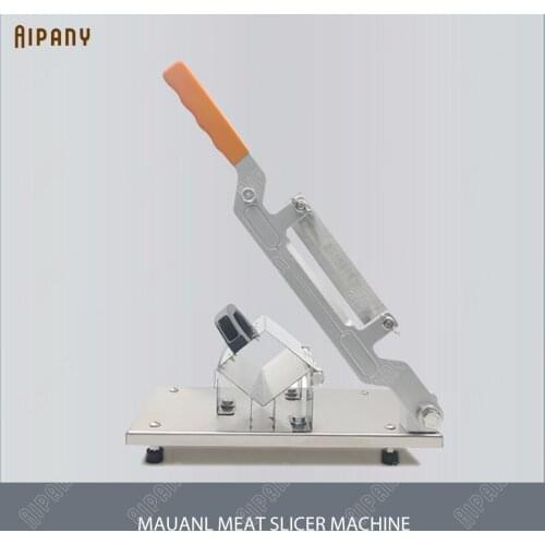 HRS6 Stainless Steel Beef Mutton Roll Fruit and Vegetable Slice Machine Manual Handheld Commercial Household Home Use Table Top