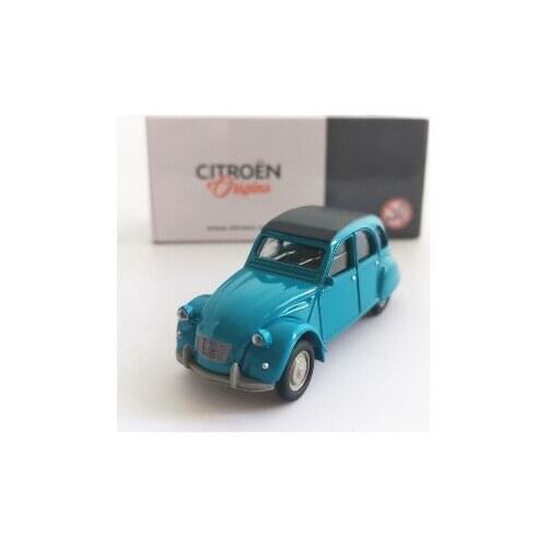 Nor ev 1:64 Citroen 2CV Blue Vintage car Alloy Metal Diecast Cars Model Toy Vehicles For Children Boy Toys gift