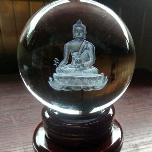 2021 Southeast Asia Buddhism efficacious HOME Patron saint Medicine Guru Buddha FENG SHUI Talisman 3D Crystal ball statue Model