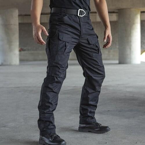 Tactical Pants Men Waterproof Combat Joggers Male Multi-pocket SWAT Cargo Stretch Cotton Casual Workout Pants Trousers Hombre