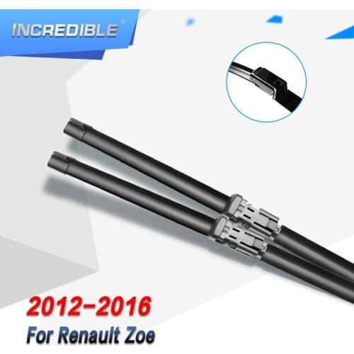 INCREDIBLE Wiper Blades for Renault Zoe 24"&14" Fit Push Button Arms 2012 2013 2014 2015 2016