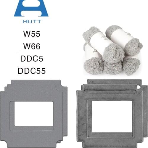 Original HUTT W55 W66 DDC55 DDC5 Part Pack Electric Window Cleaner Robot MOP Spare Parts Kits