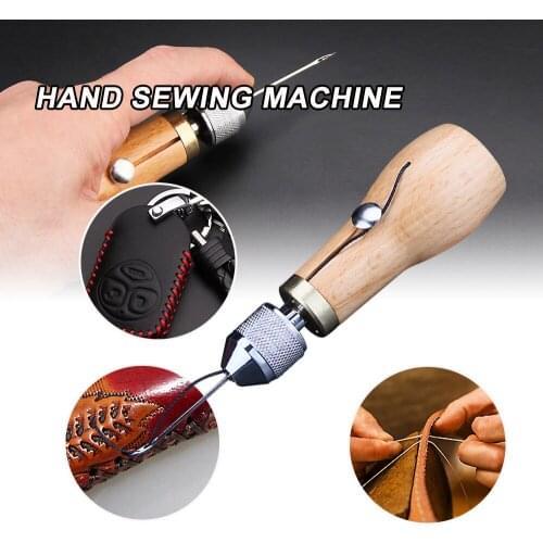 Speedy Stitcher Sewing Awl Tools Kit for Leather Sail & Canvas Heavy Repair Hand Stitcher Leather craft Awl Punch Hole 2