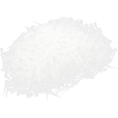 1000pcs Universal 10 uL PP Polypropylene Pipette Tips for 10μL Pipettor