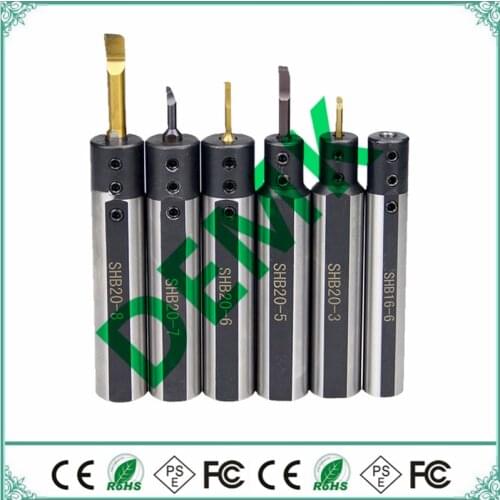 SHB12 SHB16 SHB20 SHB25 -3 4 5 6 8 10 12 Lathe tool sleeve Small Tungsten steel boring tool holder,small diameter cutting holder