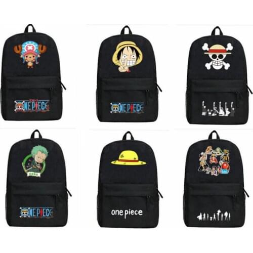 Japanese anime One Piece schoolbag onepiece Luffy Soron Rochoba two-dimensional mens and womens backpack for students