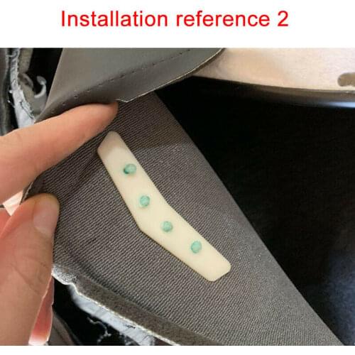 1PC Wave Crest Emblem New Cabin Leather Seat Wave Crest Badge For Cadillac ATS XTS XT5 CT6 SRX 23267944 Car Supplies