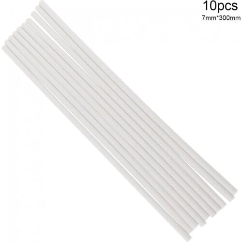 10pcs/lot 7mmx300mm Milky White Strong Viscose Hot-melt Gun Glue Sticks Environmental Protection Manual DIY Tools