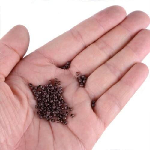 1000pcs Nano Rings Beads 2.5mm for Nano Tip Hair Extensions Micro Nano Beads Hair Braids Hair Styling Tools Hair Tools