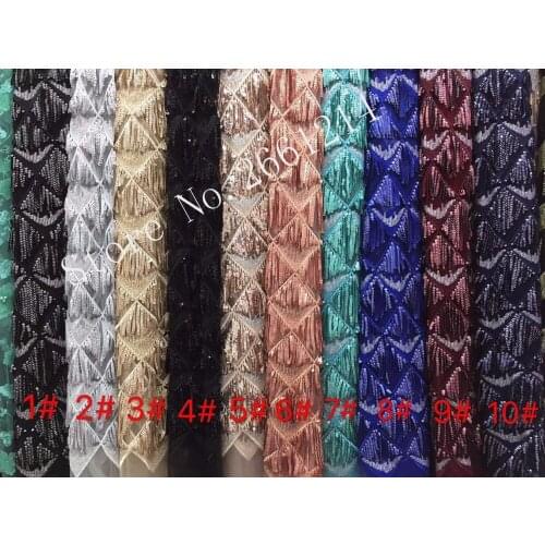 16 special BZL-1164 embroidered lace fabric African French net Lace Fabric with super Quality