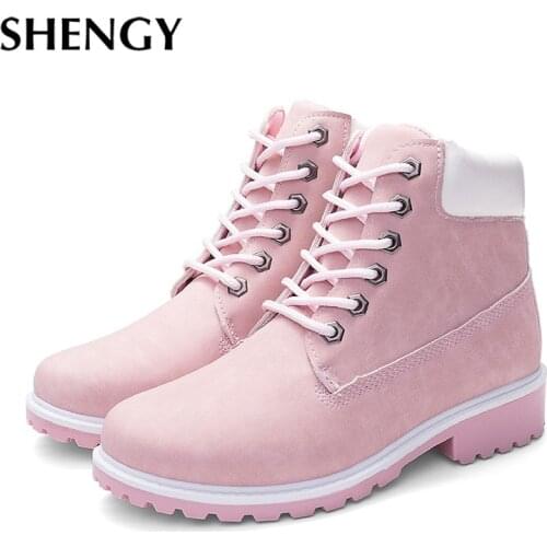 2019 Winter Women Boots Autumn Women Shoes Flat Heel Boots Fashion Keep Warm Womens Boots Ankle Female Shoes Woman
