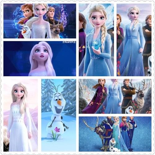 Diamond Painting Disney Full Dril Custom Diamond Embroidery Painting Cube Decorate Frozen Rhinestones Gifts Needlework