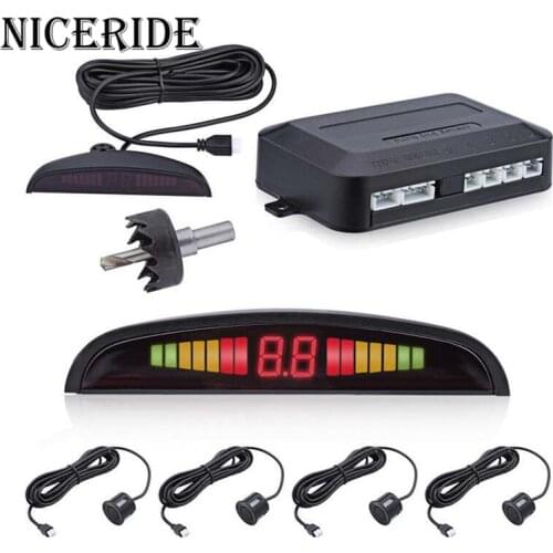 Car Automatic LED Parking Sensor with 4 Sensors Reverse Backup Parking Radar Monitor Detector System Display