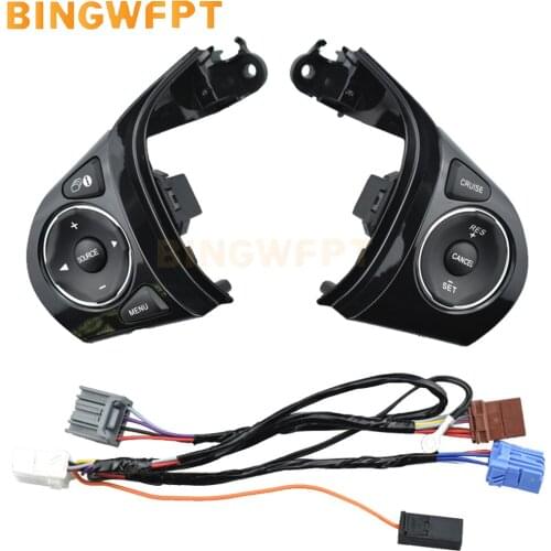 Free shipping For Honda Civic 2013-2015 1.8L Car Accessories Multifunction Control buttons Steering Wheel Audio Switch Button