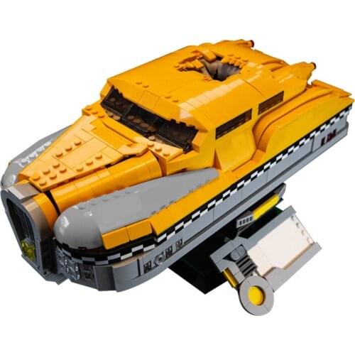 BuildMoc 5th Element Taxi Car Model Collection MOC-24874 Childrens Toys Christmas Boyfriend Gift