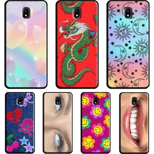 Red Dragon Heavenly Hearts Spider Web Case For Samsung Galaxy J5 2017 A3 A5 J1 J3 J7 2016 J4 J6 A6 A8 Plus A7 A9 J8 2018 Coque