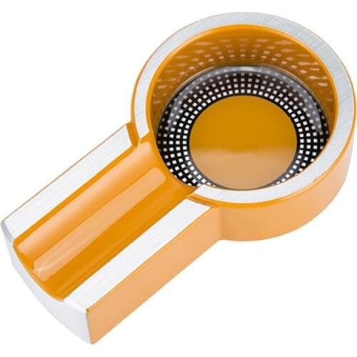 GERUI Advanced Design COHIBA Cigar Ashtray Popular Mini Smoking Portable Metal Material Cigar Accessories 4 Color HB-026