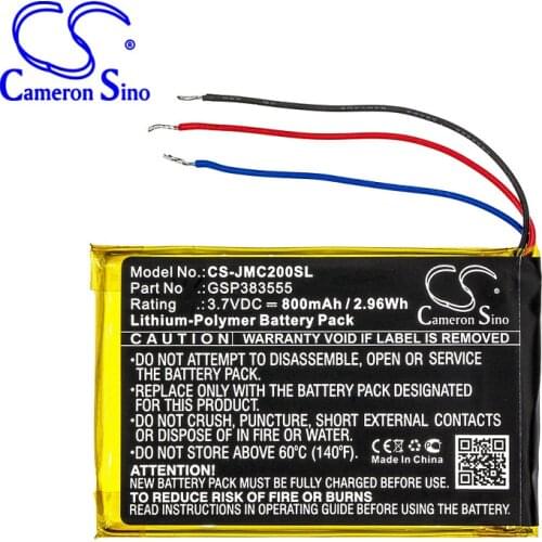 CameronSino for JBL Clip 2 Clip 2 AN CLIP2BLKAM CS056US P04405201 GSP383555 battery