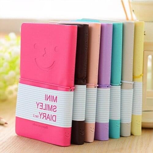 Candy Colors w26 Stationery Charming Small Smiley Page n46 Notepad n05 Note Pads Student Supply PortableNotepad Notebook Diary