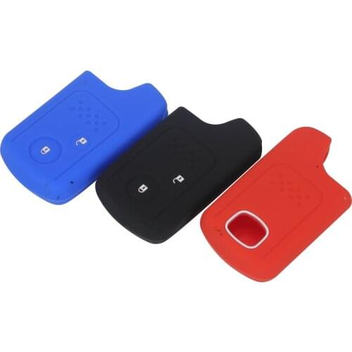 Kutery 10PCS Silicone Rubber Colorful Smart Remote Car Key Cover Case 2BTN For Honda Accord Fit Crv Civic Protection Replacement