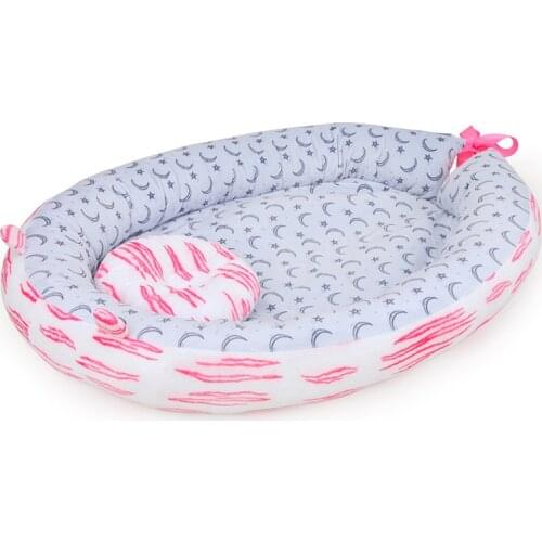 Soft and Comfortable Portable Baby Crib Bed In Bed Portable Infant Bed Sleeping Pad Home Bionic Uterine Bed Travel Bed