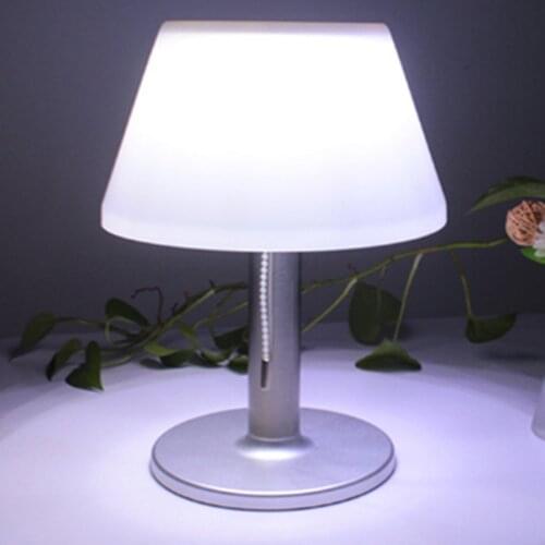 Solar powered table lamp home stainless steel waterproof garden light/solar charging LED Students eye care reading lamp