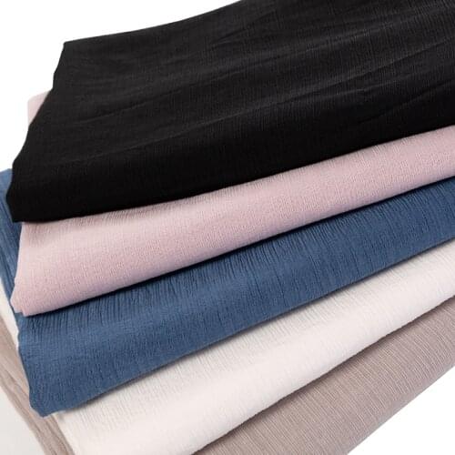 Polyester Cotton Wrinkles Fabric Japanese Sewing Fabric For Diy Clothing 50*145 Cm/Piece W300393