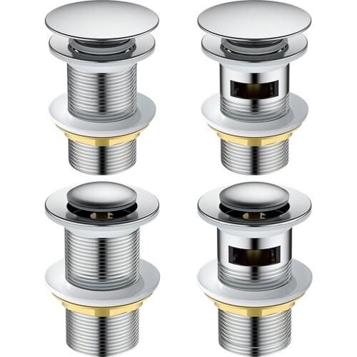 Sink Drain Stopper Bathroom Drain Stainless Steel Anti-Clogging for Vessel Sink Lavatory Vanity Sink Drain