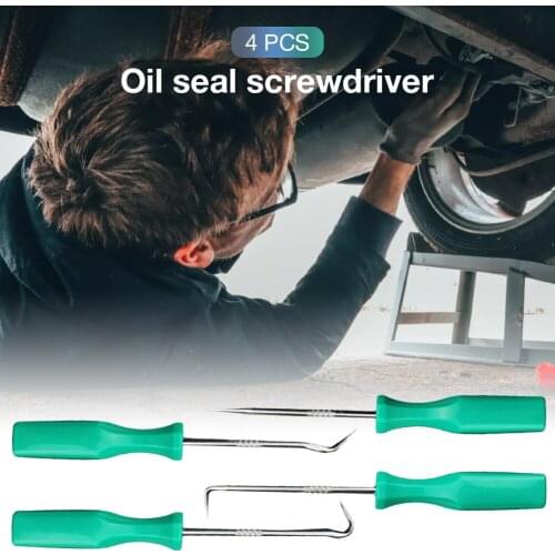 4-piece Oil Seal Screwdriver Oil Seal Puller Disassembly Oil Seal Hook O-ring Removal Tool O-ring Hook Car Accessories