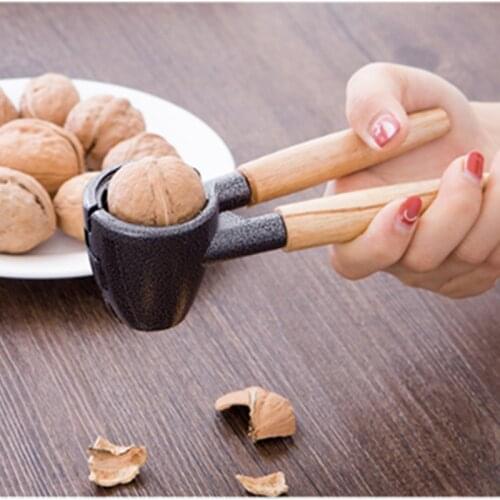 Nutcracker Sheller Crack Almond Walnut Pecan Hazelnut Filbert Nut Kitchen Nut Sheller Clip Tool Clamp Plier Cracker