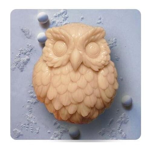 Owl S0142 Craft Art Silicone Soap mold Craft Molds DIY Handmade soap molds