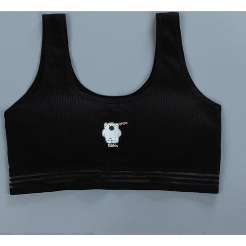 Tops for Girls Teen Bra Girl Top Vest Topic Girls Sport Adolescente Kids Teenagers Underwear Racerback Training Bras 13-23 Year
