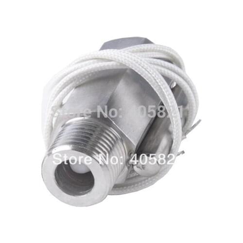 1/2" 110V SPST Male Thread Stainless Steel Water Flow Sensor Flow Switch