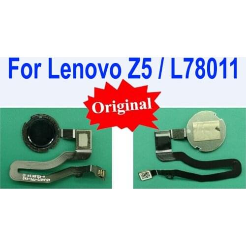 100% Original Best Working Touch ID Sensor Fingerprint Home Button Menu Return Key Flex Cable For Lenovo Z5 L78011 Phone Parts