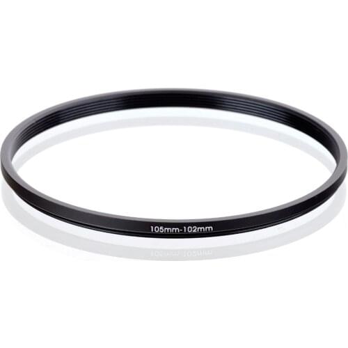 105mm-102mm 105-102mm 105 to 102 Step down Ring Filter Adapter black