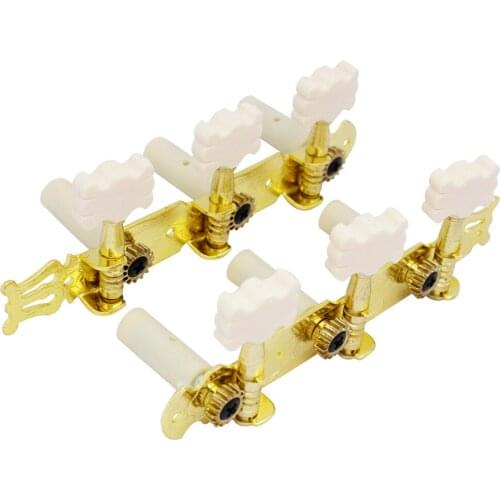 2pcs Classical Guitar Machine Heads Knobs Guitar String Tuning Pegs Tuners Guitar Tuning Keys Guitar Accessories