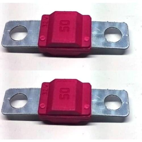 2 PCs Midi Fuse 50 Amps Red 50A Midival 8426306024618