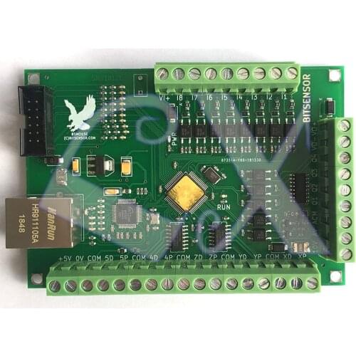 5-axis CNC control card industrial grade 5VDC milling machine engraving machine Mach3 Ethernet interface with cable