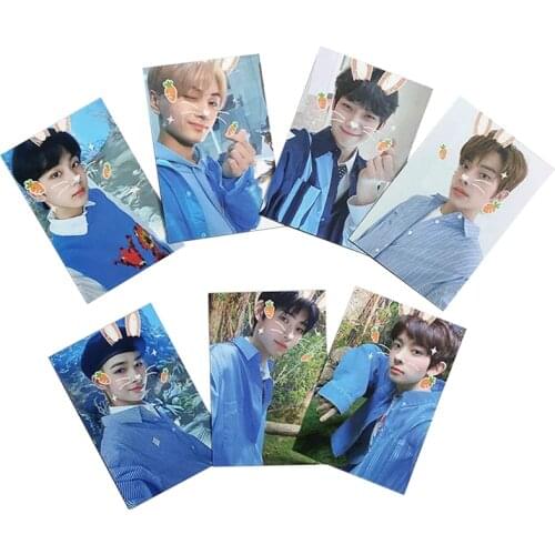 7Pcs/Set Kpop ENHYPEN Photocard HD Photo Album Photocard LOMO Card For Fans Gift