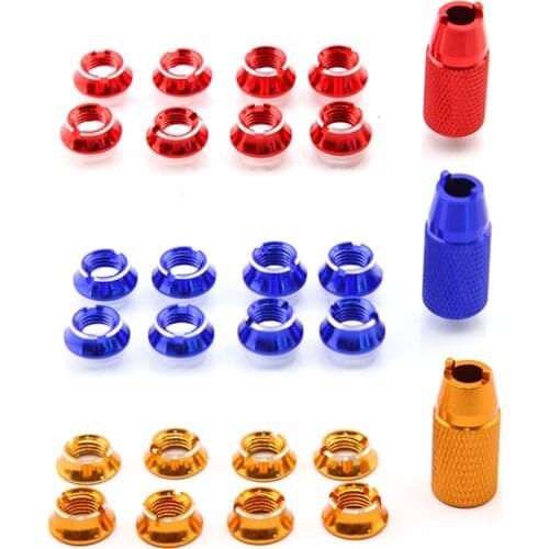 8PCS Radio Transmitter Switch Fixed Nut & Installation Spanner for RadioLink Futaba JR Frsky Remote Controller RC Models Parts