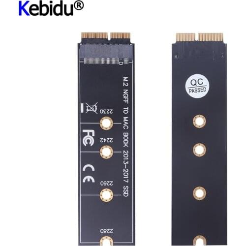 M.2 NVME SSD Convert Adapter Card for MacBook Air Pro Retina 2013-2017 NVME/AHCI SSD Upgraded Kit For A1465 A1466 A1398 A1502 M2