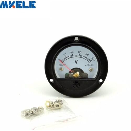 AC 0-100V Analog Voltmeter Analog Panel volt Meter voltage Tester charger doctor Voltimetro Diagnostic-tool